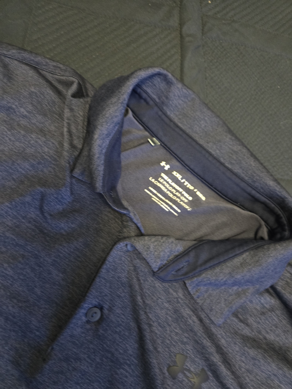 Under Armour Men's Dark Gray Performance Polo Jacket 2XL